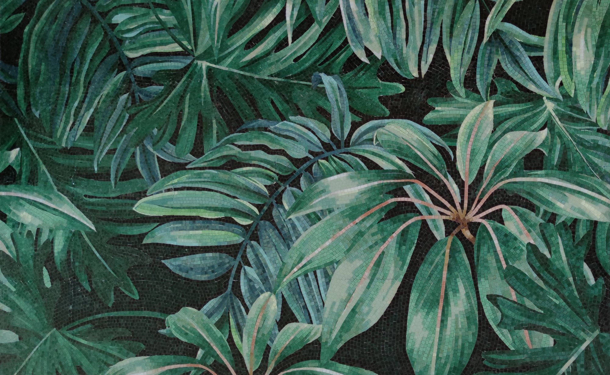 Mozaika Zielone liście - dodatkowe zdjęcie