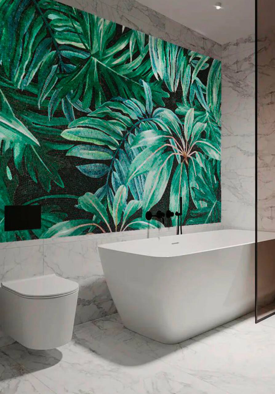 Obraz z mozaiki szklanej