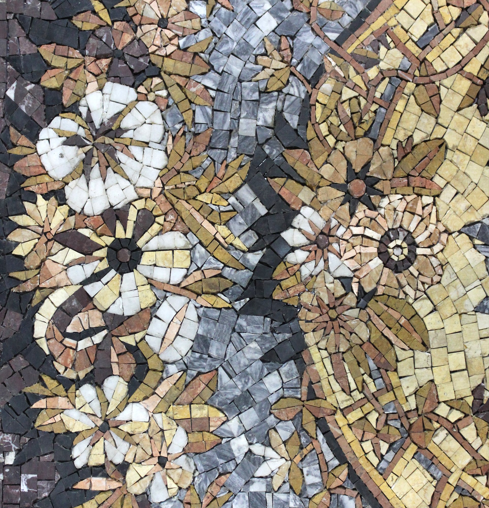 Dywan podłogowy z marmurowej mozaiki