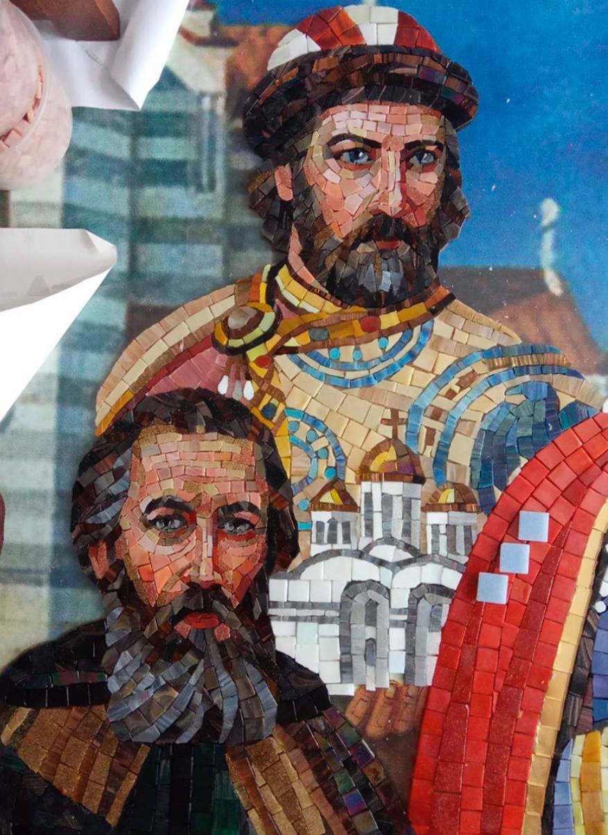 Ikona mozaikowa - detale