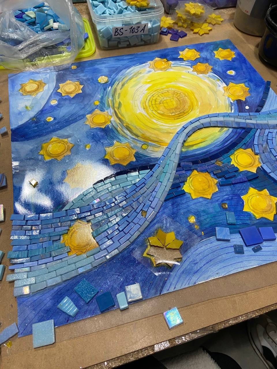 Gwieździste Niebo - efekt końcowy