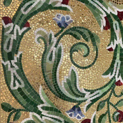Obraz z mozaiki szklanej – praca pracowni Colibri Mosaic