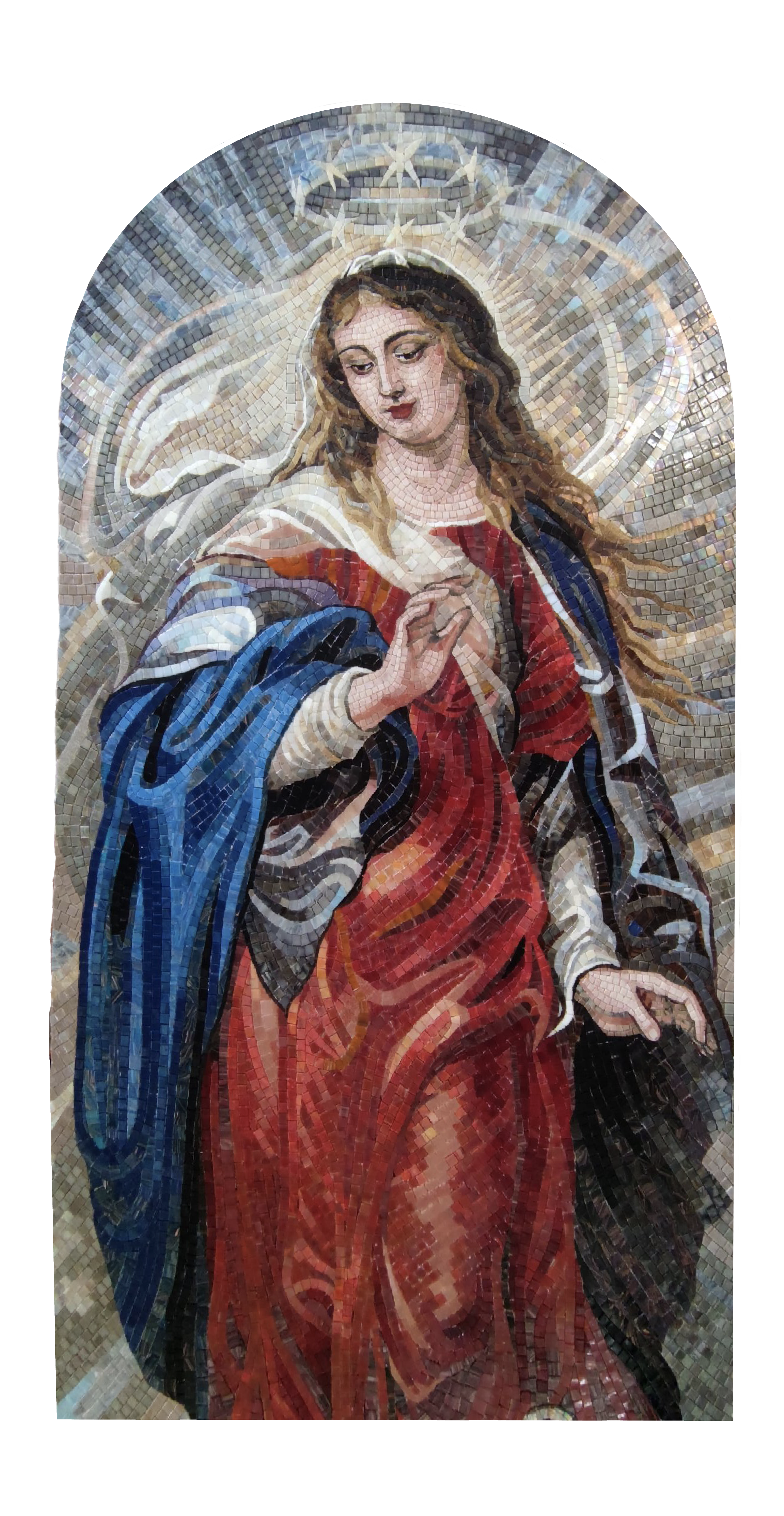 Mozaika artystyczna Matka Boska - Colibri Mosaic